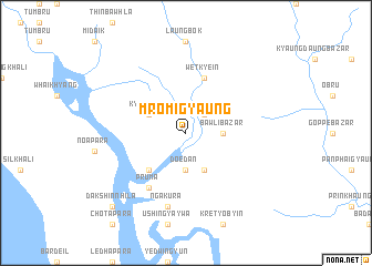 map of Mromigyaung