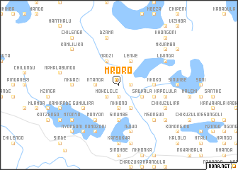 map of Mroro