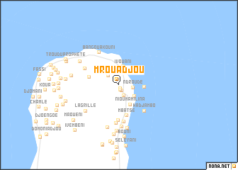 map of Mrouadjou