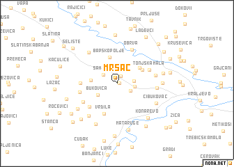 map of Mrsać