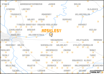 map of Mrsklesy