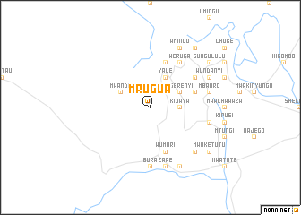 map of Mrugua