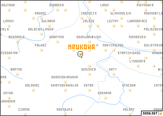 map of Mrukowa