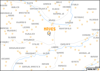 map of Mrveš