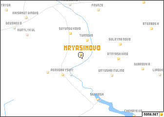 map of Mryasimovo