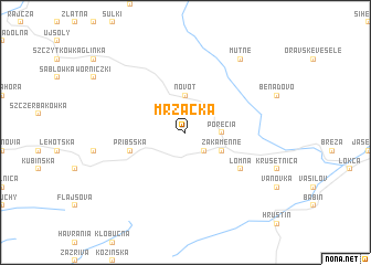 map of Mrzačka