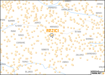 map of Mrzići