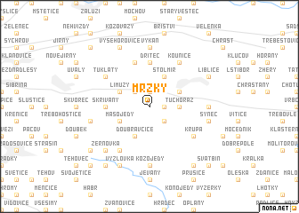 map of Mrzky