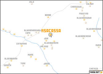map of Mʼsacassa