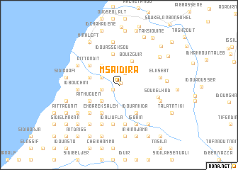 map of Msaïdira