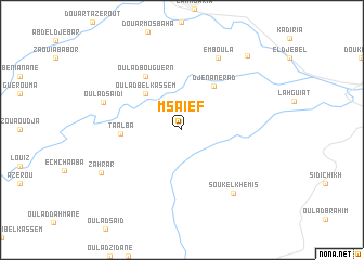 map of Msaïef