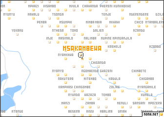 map of Msakambewa