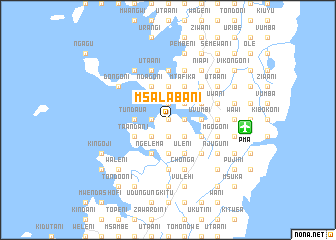 map of Msalabani