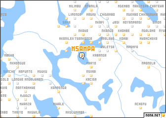 map of Msampa