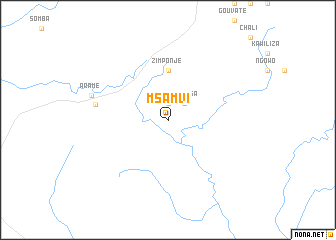 map of Msamvi