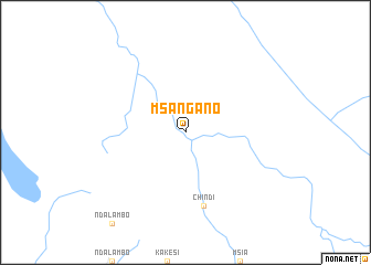 map of Msangano