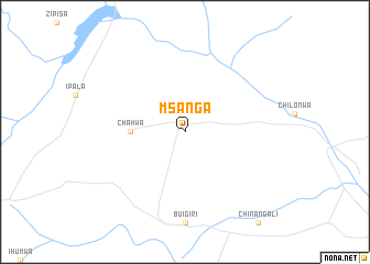map of Msanga