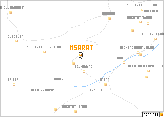 map of Msarat