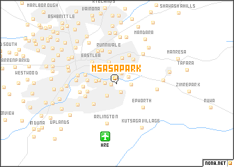 map of Msasa Park