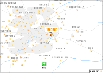 map of Msasa