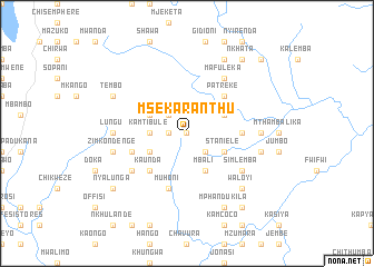 map of Msekaranthu