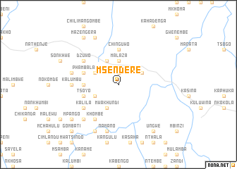 map of Msendere