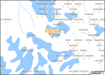 map of Msenga