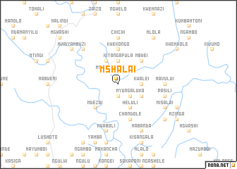 map of Mshalai