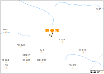 map of Mshepo