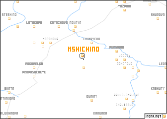 map of Mshichino