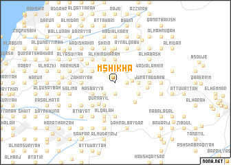 map of Mshīkhā