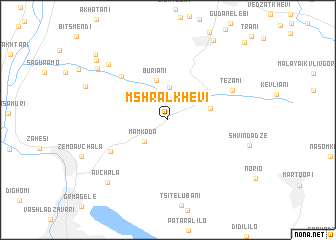 map of Mshralkhevi