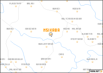 map of Msikaba