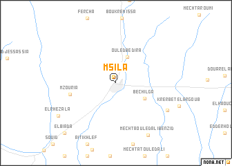 map of MʼSila