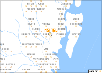 map of Msingu