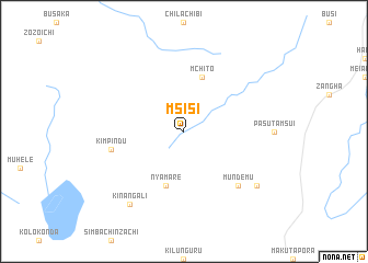 map of Msisi