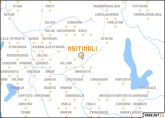 map of Msitimali