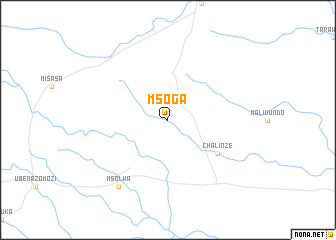 map of Msoga