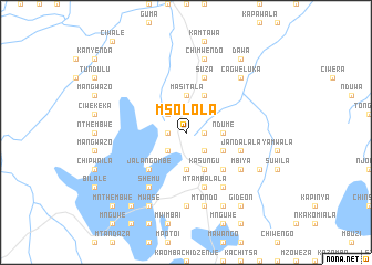 map of Msolola