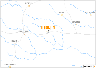 map of Msolwa