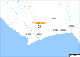 map of Msomsoko