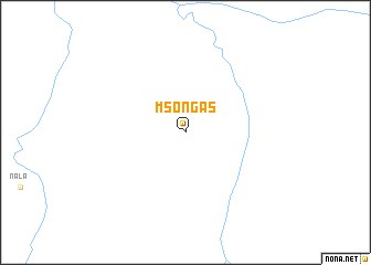 map of Msongas