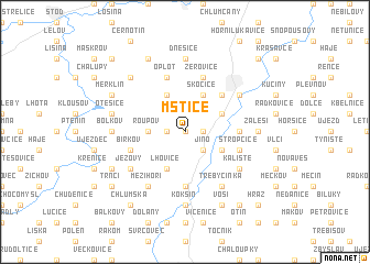 map of Mstice