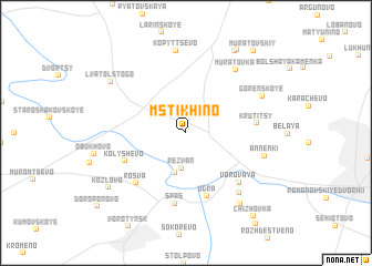 map of Mstikhino