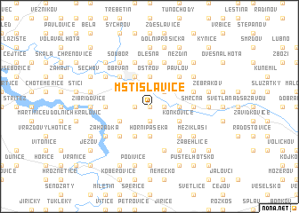 map of Mstislavice