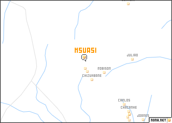 map of MʼSuási