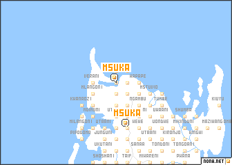 map of Msuka