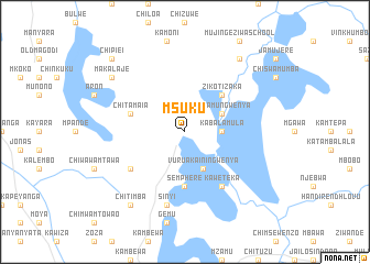 map of Msuku