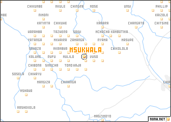 map of Msukwala