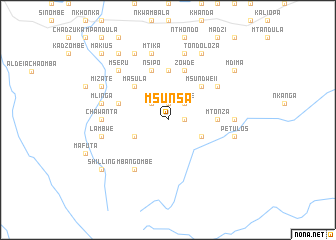 map of Msunsa